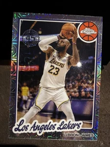 Lebron James 1980-81 Chrome Topps 2025 #TC-LJ Los Angeles Lakers - Picture 1 of 2