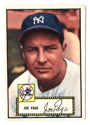 Joe Page  1952 Topps  #48   "Black Back" - Image 1 of 2
