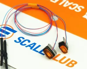 1/14 pair SIGNAL LED LIGHT SET FOR TAMIYA SCALEART SCANIA VOLVO MAN ETC - Picture 1 of 1