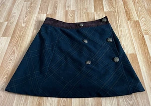 Joe Browns Front Button Up Skirt Dark Green Size UK 12 - Picture 1 of 5