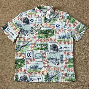 Camisa Hawaiana Reyn Spooner Para Hombres Houston Calpine Energy Talla Mediana Nueva con Etiquetas - Imagen 1 de 5