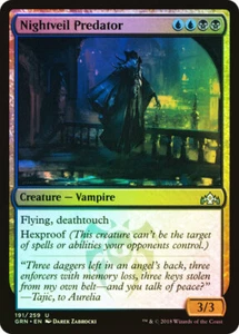 Magic The Gathering MTG NIGHTVEIL PREDATOR FOIL Guilds of Ravnica NM Near Mint - Picture 1 of 1