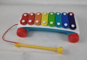 Fisher Price Xylophone On Wheels With Attached Mallet Musical Toy 2015