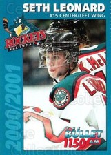 2000-01 Kelowna Rockets #11 Seth Leonard
