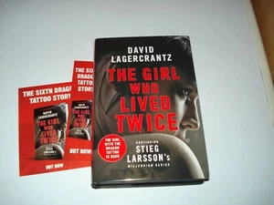 Signed David LagercrantzThe Girl Who Lived Twice Ltd Ed 338/500 Dragon Tattoo - Picture 1 of 5