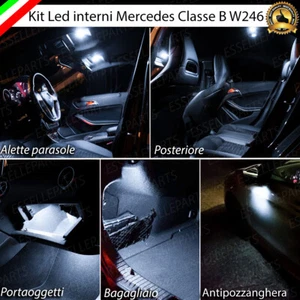 KIT FULL LED INTERNI MERCEDES CLASSE B W246 CONVERSIONE COMPLETA 100% NO ERROR - Foto 1 di 6