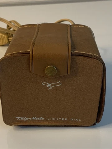Vintage General Electric Trip-Matic Travel Alarm Clock Model 7314K , No Light US Cover