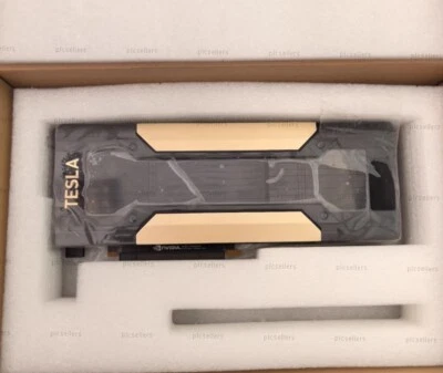 Nvidia Tesla V100 32GB SXM2 PCIE GPU CUDA Computing Accelerator Graphics Card - Image 1 of 4