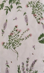 Budding Lilacs Spring Flowers Vinyl Flannel Back Tablecloth Various Sizes - Picture 1 of 5