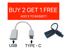 Cable Type C to USB Adapter Black and White USB-C Male A Female Data Connector