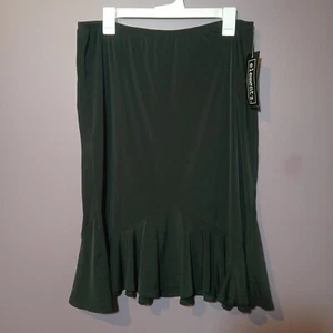 Macy's Elementz Rock XL normale Länge schwarz dehnbar Komfortbund Neu mit Etikett! - Bild 1 von 3