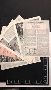 Nuestro bombardeo estratégico 1945 rompió Alemania de colección artículo impreso de 7 páginas - Imagen 1 de 6