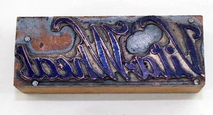 Antique Vintage Advertising Vita-Wheat Printer's Block - Picture 1 of 3