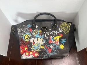 Disney Minnie Mouse Scribble Art Crossbody Purse by Loungefly - Picture 1 of 12