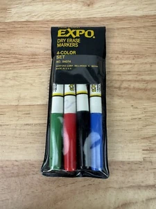 Vintage Sanford Expo trocken abwischbare Marker Set USA stinkend - Bild 1 von 3