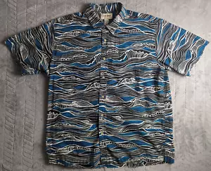 Cooke Street Honolulu Hemd mit Knopfleiste Mehrfarbig Herren Gr. 2XL Hawaii Abstrakt - Bild 1 von 5