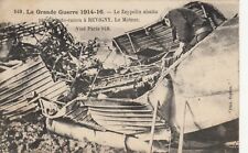 CPA GUERRE 14-18 WW1 REVIGNY ZEPPELIN moteur abattue par auto-canon écrite 1916