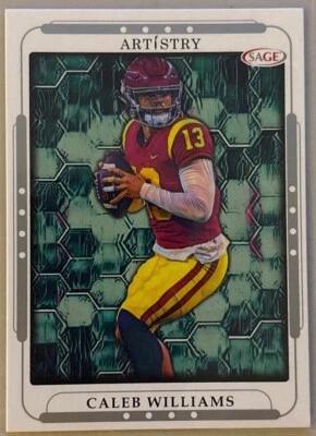 2023 Sage Artistry Football Gold, Silver & Black Base Cards You Pick - Image 1 of 4