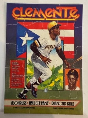 Rompecabezas Donruss Roberto Clemente Diamond King 1987 Foto 1 de 2