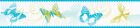A.S. Création Tapete 9012-17 Weiß Blau Grün Schmetterlinge grafisch