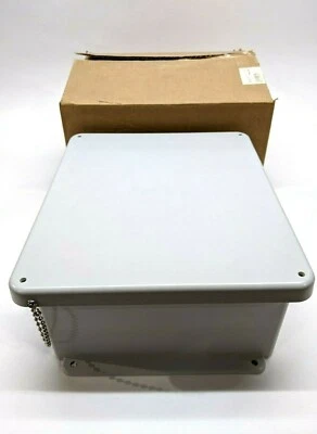 Wiegmann HW-J121005SC 12” x 10” x 5” JIC Series Screw Cover Gray