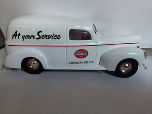 Ertl Amoco " American Oil Co. 1940 Ford Panel Truck Die cast Coin Bank 1994 USA - Picture 1 of 4