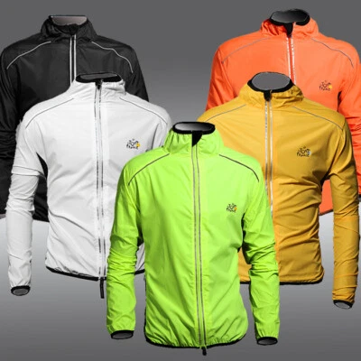 Chaquetas a prueba de viento para hombre Abrigo de ciclismo Moda Correr Prendas para el torso Bicicleta Jersey Chaqueta EE. UU. Foto 1 de 4