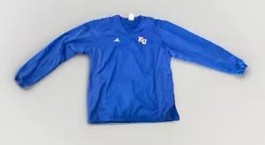 Kansas Jayhawks Jacke Herren mittelblau Adidas Climalite Windbreaker NCAA M - Bild 1 von 11