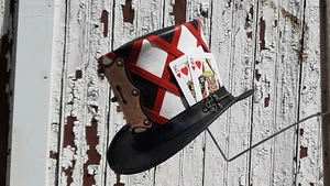 ALICE IN WONDERLAND JOHNNY DEPP MOVIE STYLE COSPLAY COSTUME MAD HATTERS TOP HAT - Picture 1 of 3