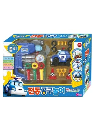 Robocar Poli Police Electric Tool Play Set Kids Toy Assemble Driver KOREAN TOY - Image 1 of 4