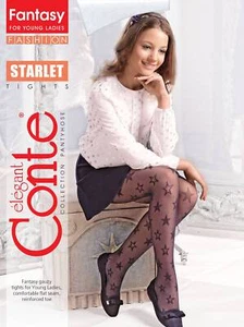 Conte Starlet 20 Den - Fantasy Tights for Girls with Stars - 12yr. 14yr. 16yr. ( - Picture 1 of 17