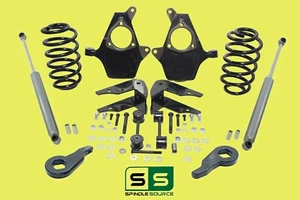 4"/6" Drop Kit + Rear Shocks FOR 00-06 Chevy GMC Tahoe Yukon Escalade Suburban - Foto 1 di 1