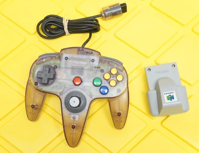 Mando Oficial OEM Nintendo 64 N64 Atomic Purple NUS-005 con Paquete Rumble Foto 1 de 4