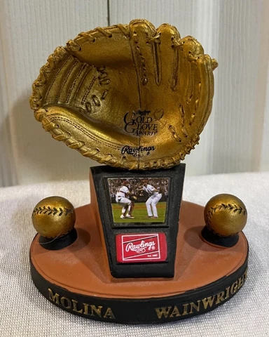 Yadier Molina & Adam Wainwright 2013 Rawlings Gold Glove Mini Replica Cover