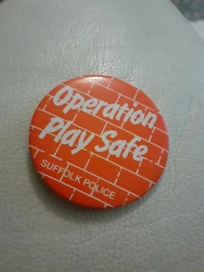 Insignia vintage de policía de Suffolk - Imagen 1 de 3