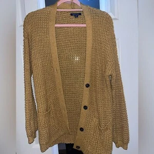Mustard Yellow Cardigan - Picture 1 of 2