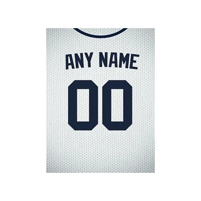 Camiseta deportiva blanca estampada de los Tigres de Detroit - NOMBRE Y NÚMERO personalizados Foto 1 de 4