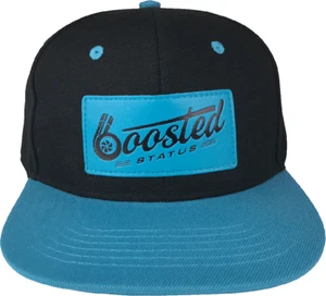 Boosted Status Snapback Hat - Black/Blue - Picture 1 of 3
