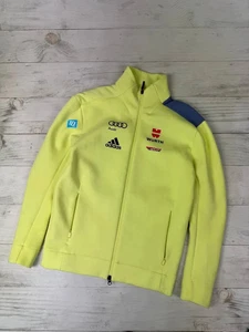 Adidas Germany Biathlon National Team Jacket Dsv Wurth Men SIze M yellow - Picture 1 of 12