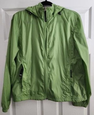 L.L.Bean, Women's Large, Hooded Rain Jacket, Zipper w/ Pockets - Image 1 of 4
