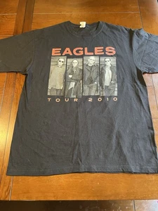 The Eagles Summer Tour 2010 Black TShirt Men’s Size XL - Picture 1 of 7