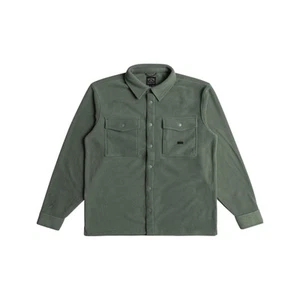 Billabong Mens Furnace Plain Shirt Jacket Shacket Long Sleeve Button Up Collar - Picture 1 of 1