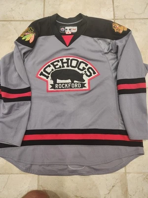 Rockford Icehogs Team Issue Jersey Blank Alt Size 58 - Image 1 of 4