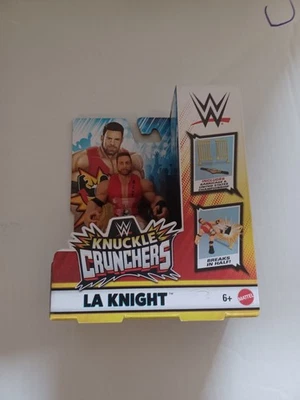   Figura de lucha libre wwe mattel knuckle crunchers serie 7 la knight sin usar, en caja Foto 1 de 2