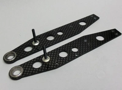 Ersatzteil Pitchbrücke CFK Thunder Tiger Raptor 90 Heli Hubschrauber Verbrenner - Bild 1 von 4