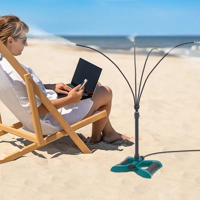 Refrigerador de niebla de pie, 2 unidades refrigeradores de niebla de pie para exteriores - Imagen 1 de 4