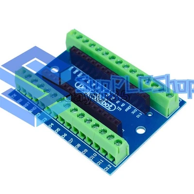 Nano Terminal Adapter for the Arduino Nano V3.0 ATMEGA328P-AU Module Board NEW - Image 1 of 4