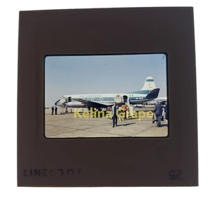 1972 Air Rhodesia Plane Boarding 35mm Film Slide Africa Commercia Flight VP-WAR - Picture 1 of 3