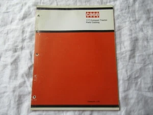 Case 117 lawn garden compact tractor parts catalog book manual - Picture 1 of 9