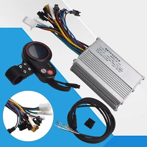 1200W 48V-25A Brushless Motor Controller + LCD Display + 6 Pin Cable For Scooter - Picture 1 of 22